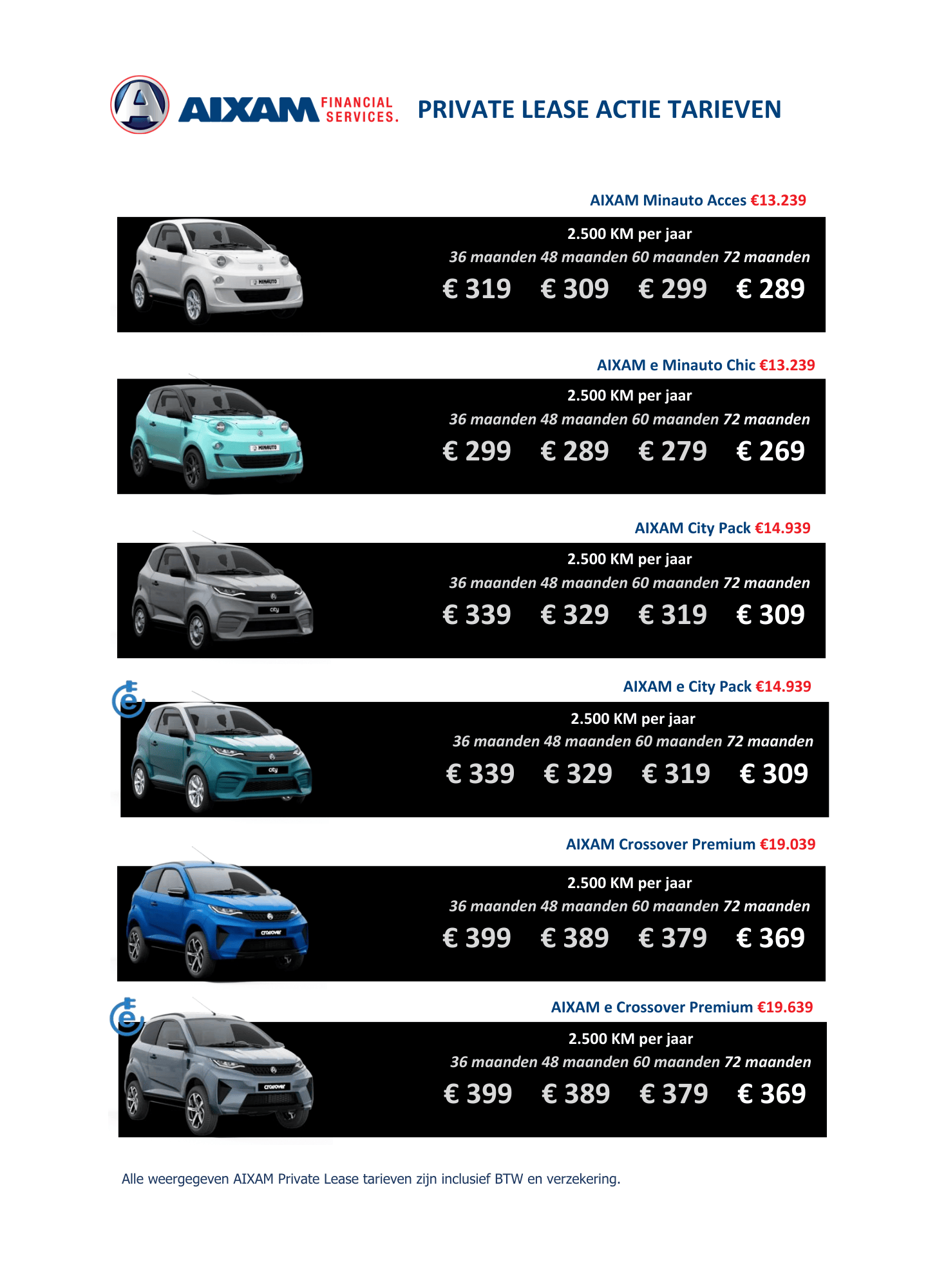 private lease actie Aixam private lease actie Aixam